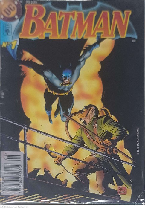 Gibi Batman Nº 1 Autor Barroso, Mario Luiz C (1996) [seminovo]