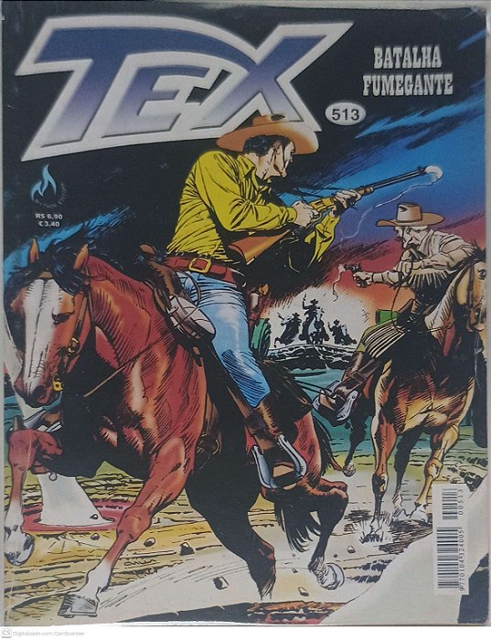 Gibi Tex Nº 513: Batalha Fumegante Autor Boselli, Mauro (2012) [seminovo]