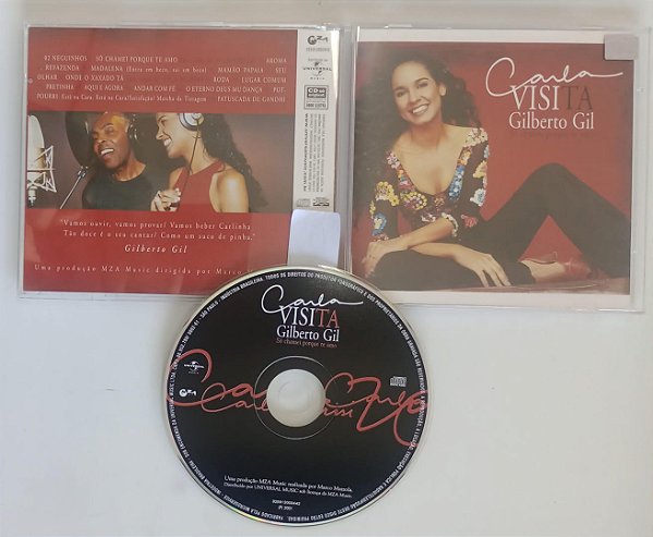 Cd Visita Gilberto Gil Interprete Carla Visi (2001) [usado]