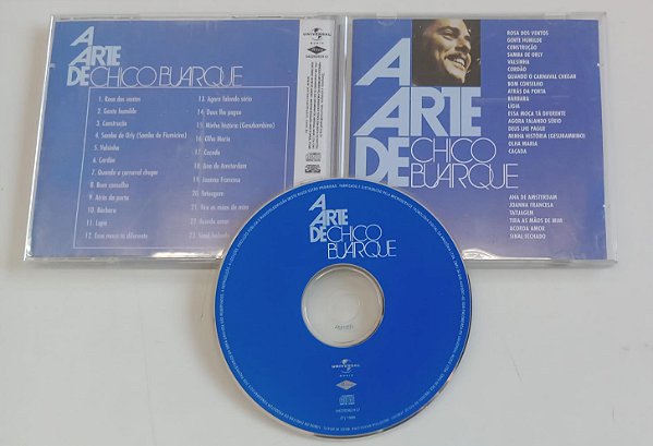 Cd a Arte de Interprete Chico Buarque (1988) [usado]