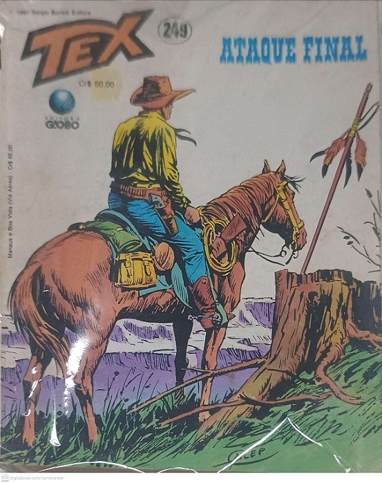 Gibi Tex Nº 249: Ataque Final Autor Galleppini, Aurelio (1990) [seminovo]