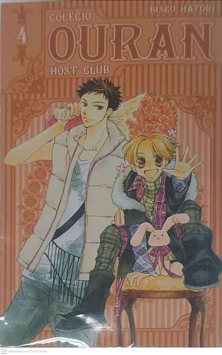 Gibi Colegio Ouran Most Club Nº 4 Autor Hatori, Bisco (2008) [seminovo]