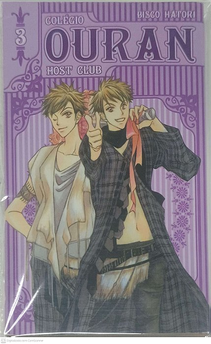 Gibi Colégio Ouran Host Club Nº 3 Autor Hatori, Bisco (2008) [seminovo]