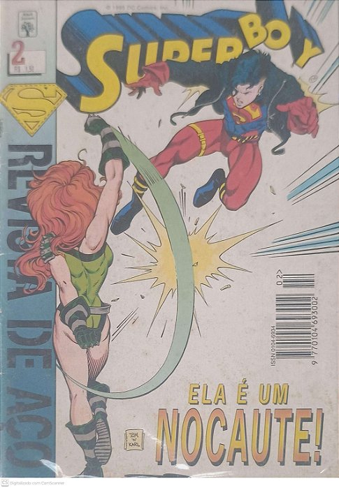 Gibi Superboy Nº 2: Ela é um Nocaute! Autor Grummett, Tom (1995) [seminovo]