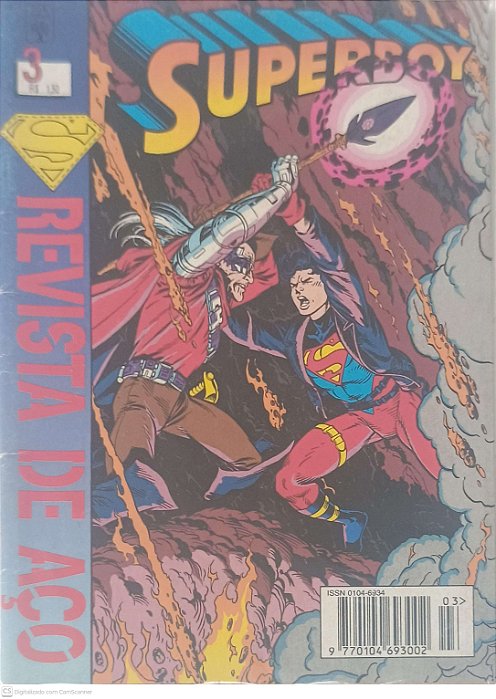 Gibi Superboy Nº 3: Revista de Aço Autor Grummett, Tom (1995) [seminovo]