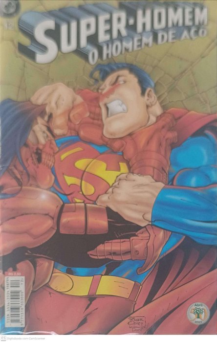 Gibi Super-homem o Homem de Aço Nº 12 Autor Cruz, Roger (2000) [seminovo]