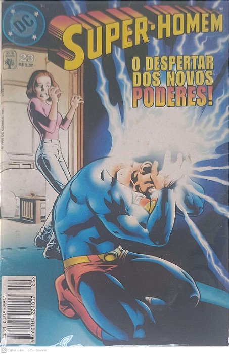 Gibi Super-homem o Despertar dos Novos Poderes! Nº 23 Autor Immonen, Stuart (1998) [seminovo]