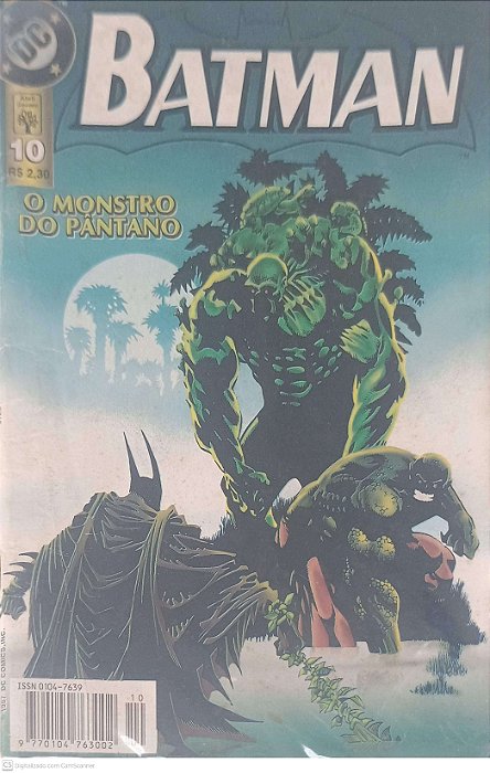 Gibi Batman Nº 10: o Monstro do Pantano Autor Jones, Kelley (1997) [seminovo]