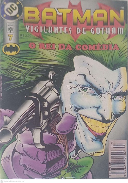 Gibi Batman Vigilantes de Gotham Nº 7: o Rei da Comédia Autor Kitson, Barry (1997) [seminovo]