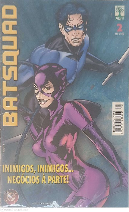 Gibi Batsquad Nº 2: Inimigos, Inimigos... Negocios À Parte! Autor Land, Greg (2002) [seminovo]