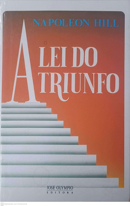 Livro a Lei do Triunfo Autor Hill, Napoleon (2011) [seminovo]
