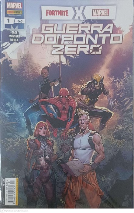 Gibi Fortnite X Marvel: Guerra do Ponto Zero Nº 1 Autor Gage, Christos Nicholas (2022) [seminovo]