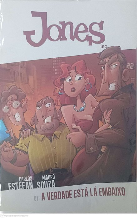 Gibi Jones Inc: 01 a Verdade Está Lá Embaixo Autor Estefan, Carlos (2014) [seminovo]