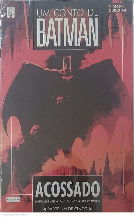 Gibi um Conto de Batman: Acossado Parte um de Cinco Autor Moench, Doug (1992) [seminovo]