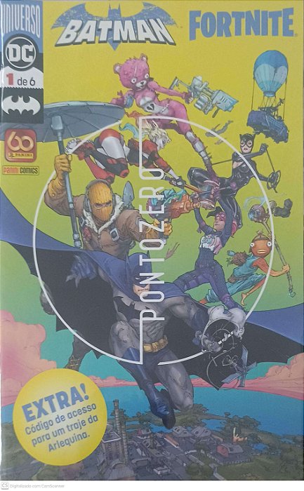 Gibi Batman/fortnite: Ponto Zero Nº 1 Autor Gage, Christos (2021) [seminovo]
