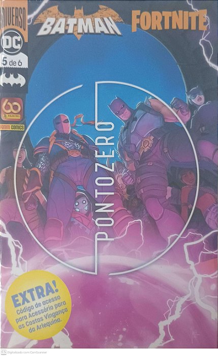 Gibi Batman/fortnite: Ponto Zero Nº 5 Autor Cage, Christos (2021) [seminovo]