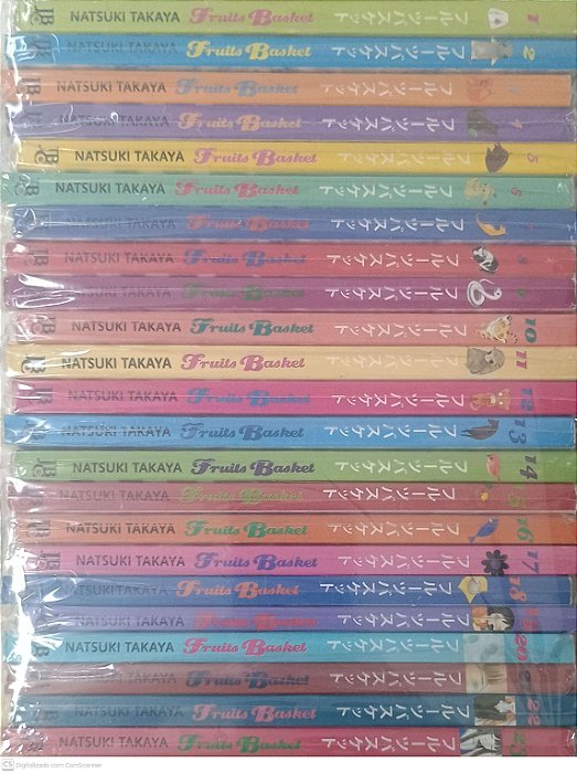 Gibi Coleção Fruits Basket Volumes de 1 À 23 Autor Takaya, Natsuki [seminovo]