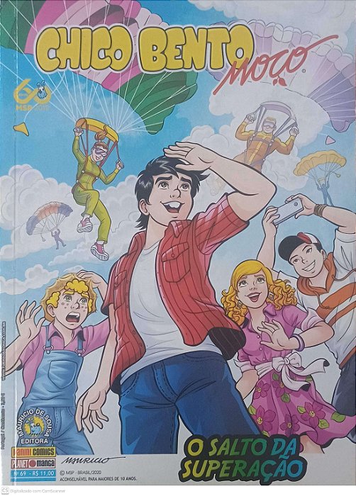 Gibi Chico Bento Moço: o Salto da Superação Nº 69 Autor Sousa, Mauricio de (2020) [seminovo]
