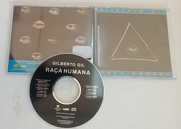Cd Raça Humana Interprete Gilberto Gil [usado]