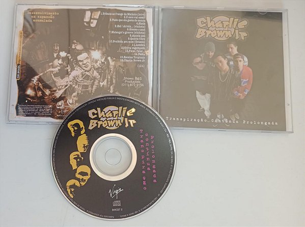 Cd Transpiração Contínua Pronlongada Interprete Charlie Brown Jr (1997) [usado]