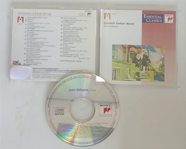 Cd Spanish Guitar Music Interprete John Williams [seminovo]
