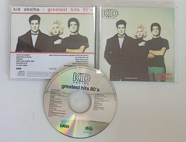 Cd Greatest Hits 80''s Interprete Kid Abelha [usado]