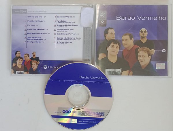Cd [coletânea] 25 Anos Warner Interprete Barão Vermelho (2001) [usado]