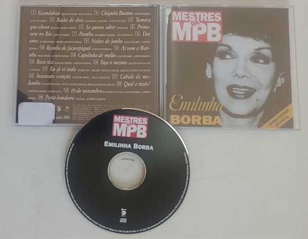 Cd Mestres da Mpb Interprete Emilinha Borba (1994) [seminovo]