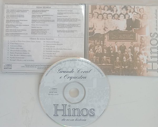 Cd Hinos da Nossa História Interprete Igreja Presbiteriana [usado]