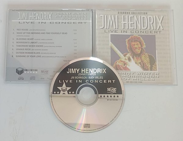 Cd Live In Concert Interprete Jimi Hendrix (1999) [usado]