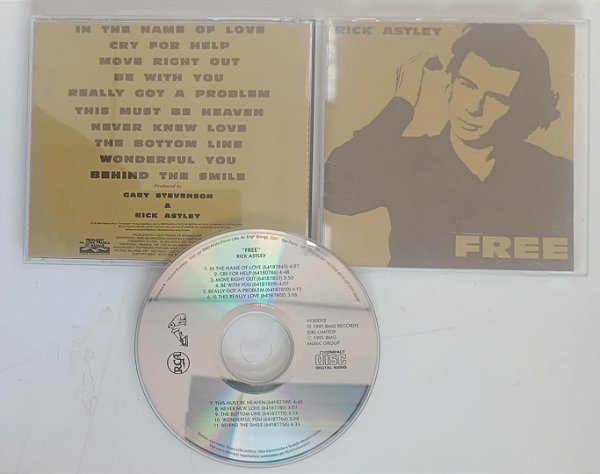 Cd Free Interprete Rick Astley (1993) [usado]