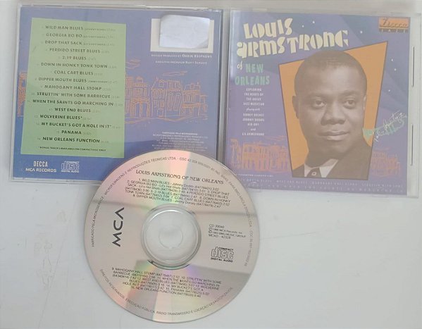 Cd Of New Orleans Interprete Louis Armstrong (1993) [seminovo]