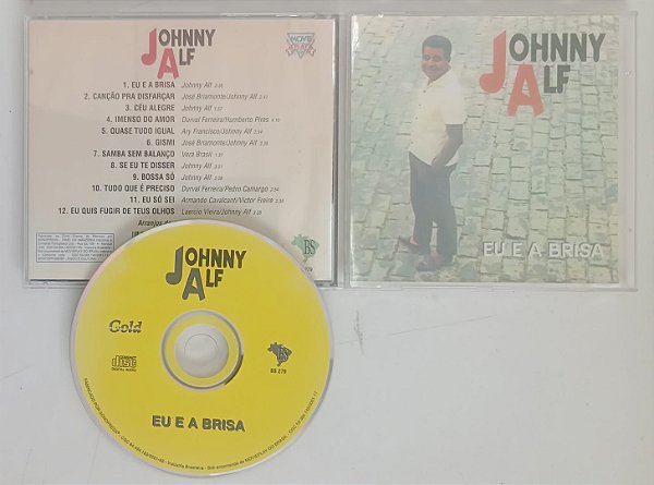 Cd Eu e a Brisa Interprete Johnny Alf (1997) [usado]