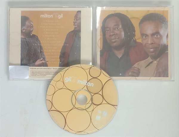 Cd Gil e Milton Interprete Gilberto Gil e Milton Nascimento (2000) [seminovo]