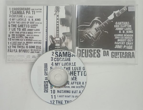 Cd Deuses da Guitarra Interprete Vários Artistas (2002) [usado]