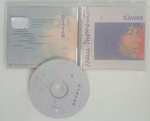 Cd [coletânea] Meus Momentos Interprete Djavan (1994) [usado]
