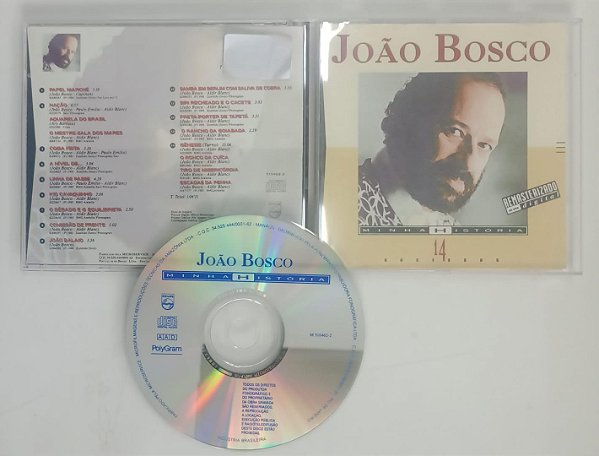Cd [coletânea] Minha História Interprete João Bosco [usado]