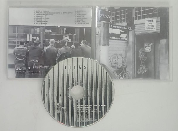 Cd a Melhor Banda de Todos os Tempos da Última Semana Interprete Titãs (2001) [usado]