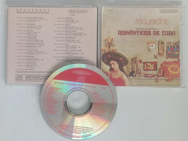 Cd Recuerdos Interprete Orquestra Românticos de Cuba [usado]