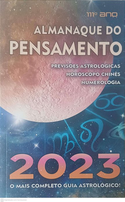 Livro Almanaque do Pensamento: Previsões Astrologicas Horoscopo Chinês Numerologia Autor Riedel, Richard (2022) [usado]
