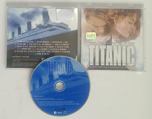 Cd Titanic / Trilha Sonora Interprete Vários Artistas (1997) [usado]