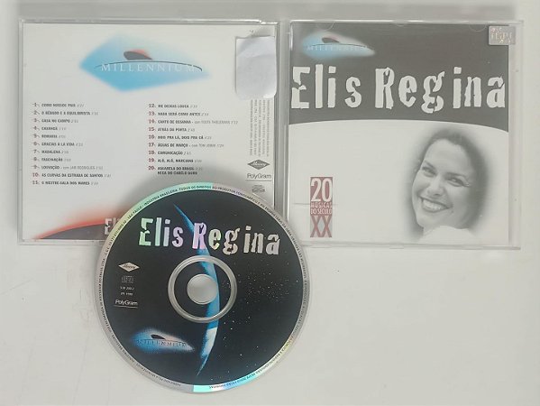 Cd Millennium / Coletânea Interprete Elis Regina (1998) [usado]
