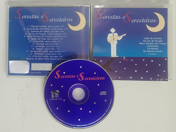 Cd Serestas e Seresteiros Interprete Vários Artistas (2002) [usado]