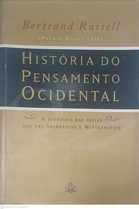 Livro História do Pensamento Ocidental Autor Russell, Bertrand (2001) [usado]