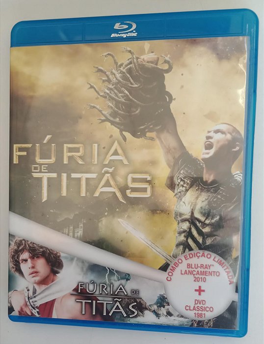 Dvd [blu-ray] Fúria de Titãs / 2 Filmes Editora (2010) [seminovo]