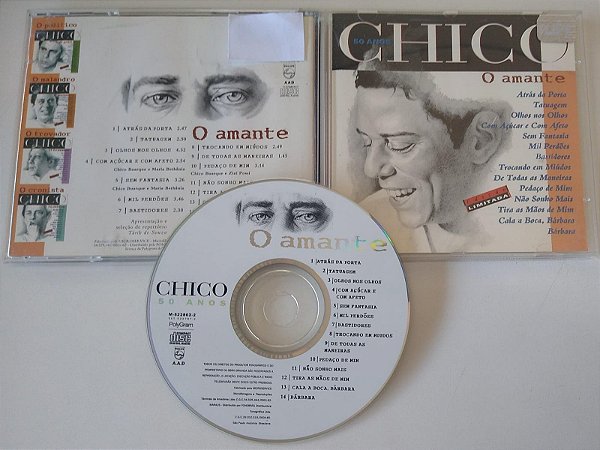 Cd o Amante Interprete Chico Buarque (2007) [usado]