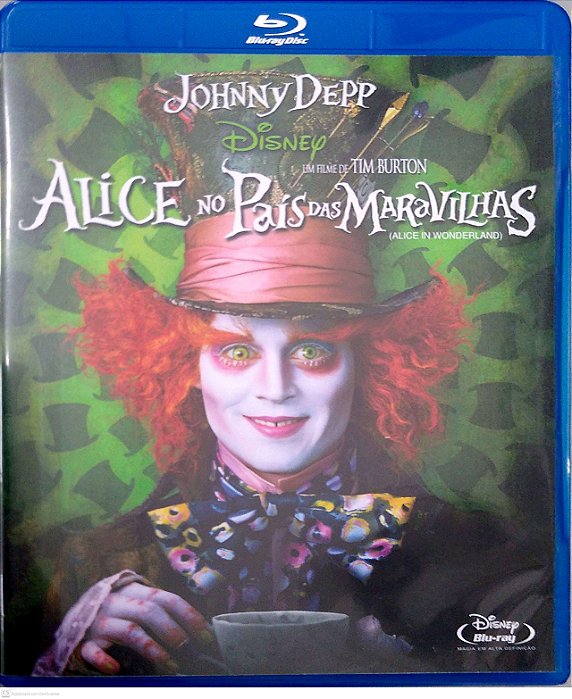 Dvd [blu-ray] Alice no País das Maravilhas Editora [seminovo]