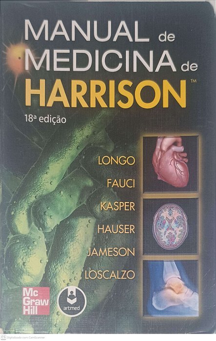 Livro Manual de Medicina de Harrison Autor Longo, Dan L. e Outros (2013) [usado]
