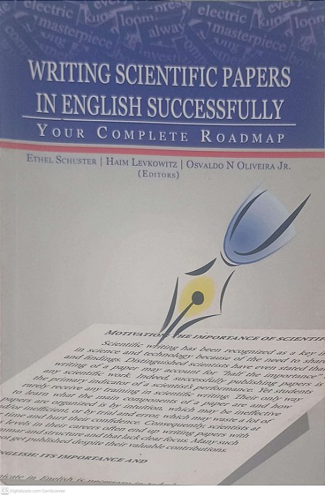 Livro Writing Scientific Papers In English Successfully: Your Complete Roadmap Autor Schuster, Ethel e Outros (2014) [usado]