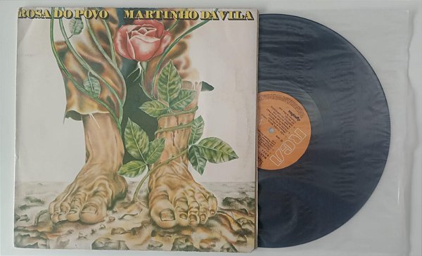 Disco de Vinil Rosa do Povo - Lp 1976 Interprete Martinho da Vila (1976) [usado]